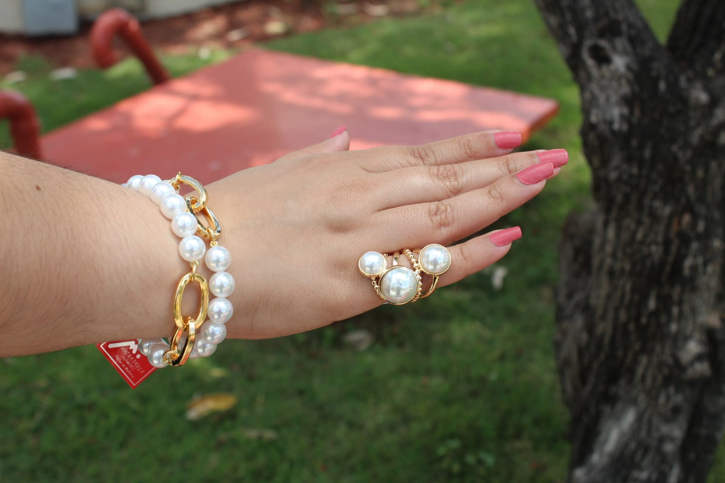 Pearl Gold Bracelet Madre Perla