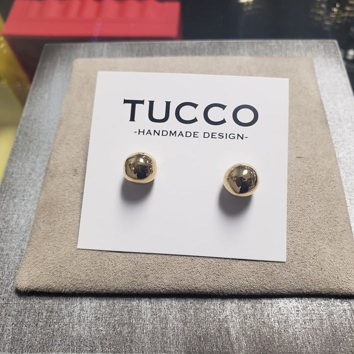 Gold Ball Earrings Tucco
