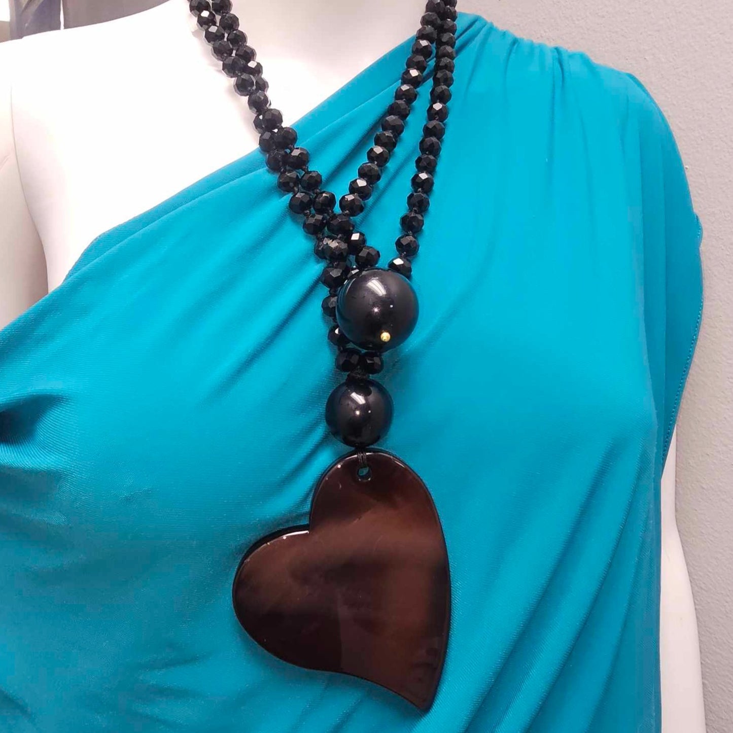 Cameo Black Necklace