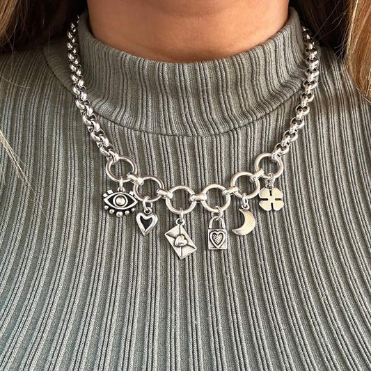 Love IT Silver Necklace Tucco