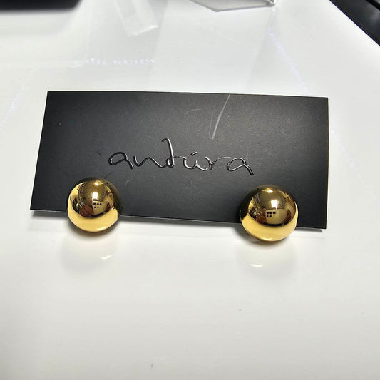 Gold Ball Earrings Antúra