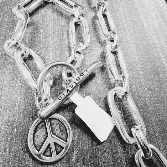 Peace Silver Bracelet Coolskin