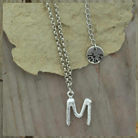 Pre-Order of Tralará Silver Color Necklace and Bracelet with Small Initial