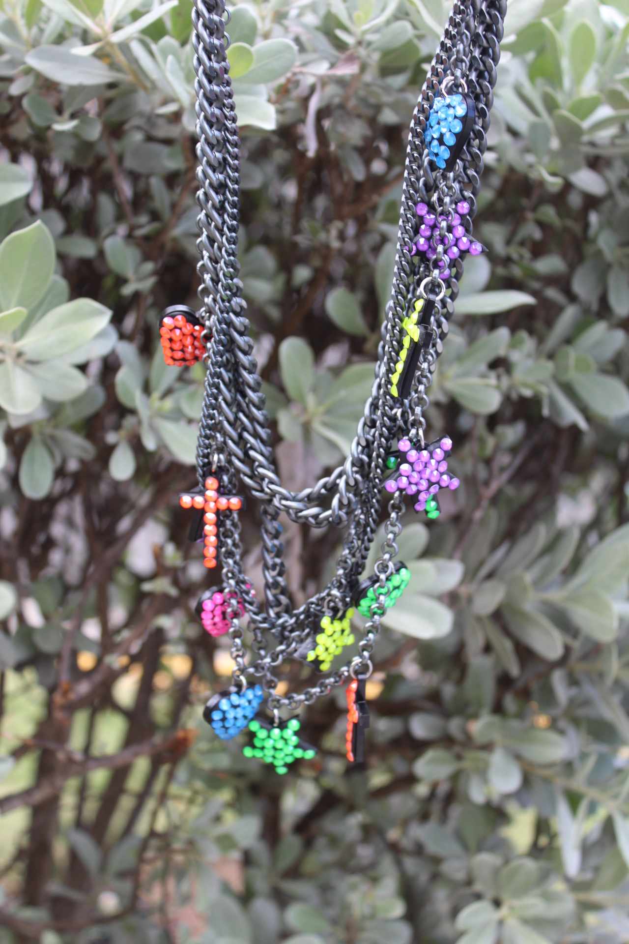 Cross and Heart,  Black Chain Collection