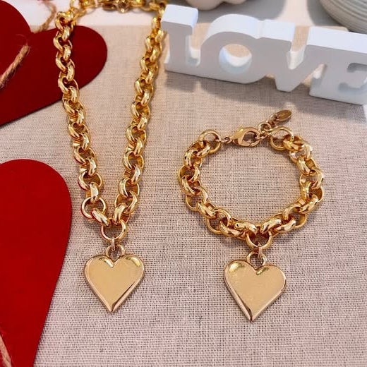 Gold Heart Set by Tucco