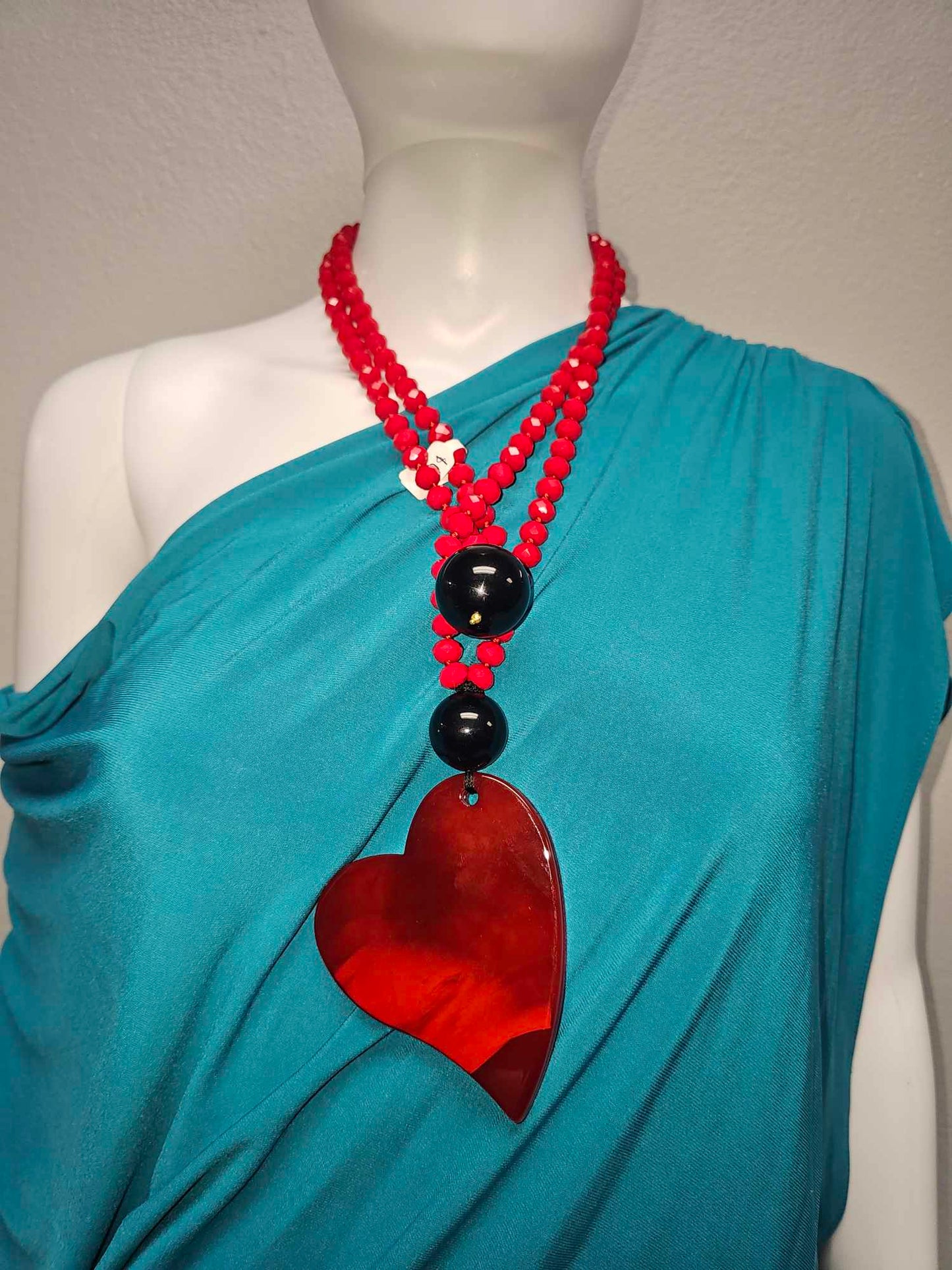 Cameo Red Necklace