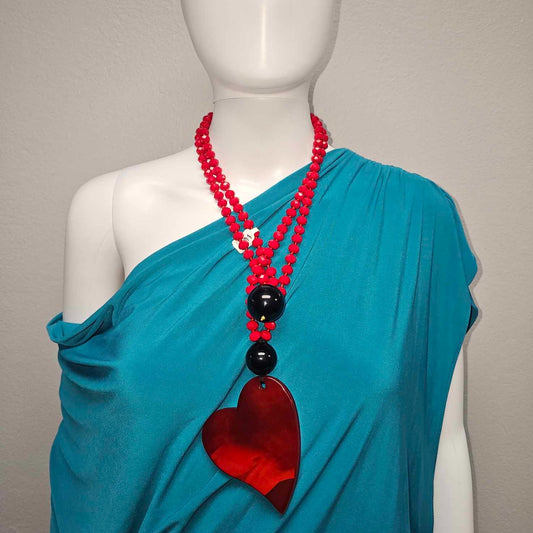 Cameo Red Necklace