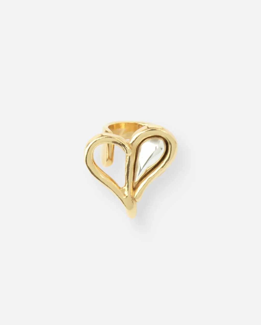 Bicolor Gold Heart Passion Ring Tralará